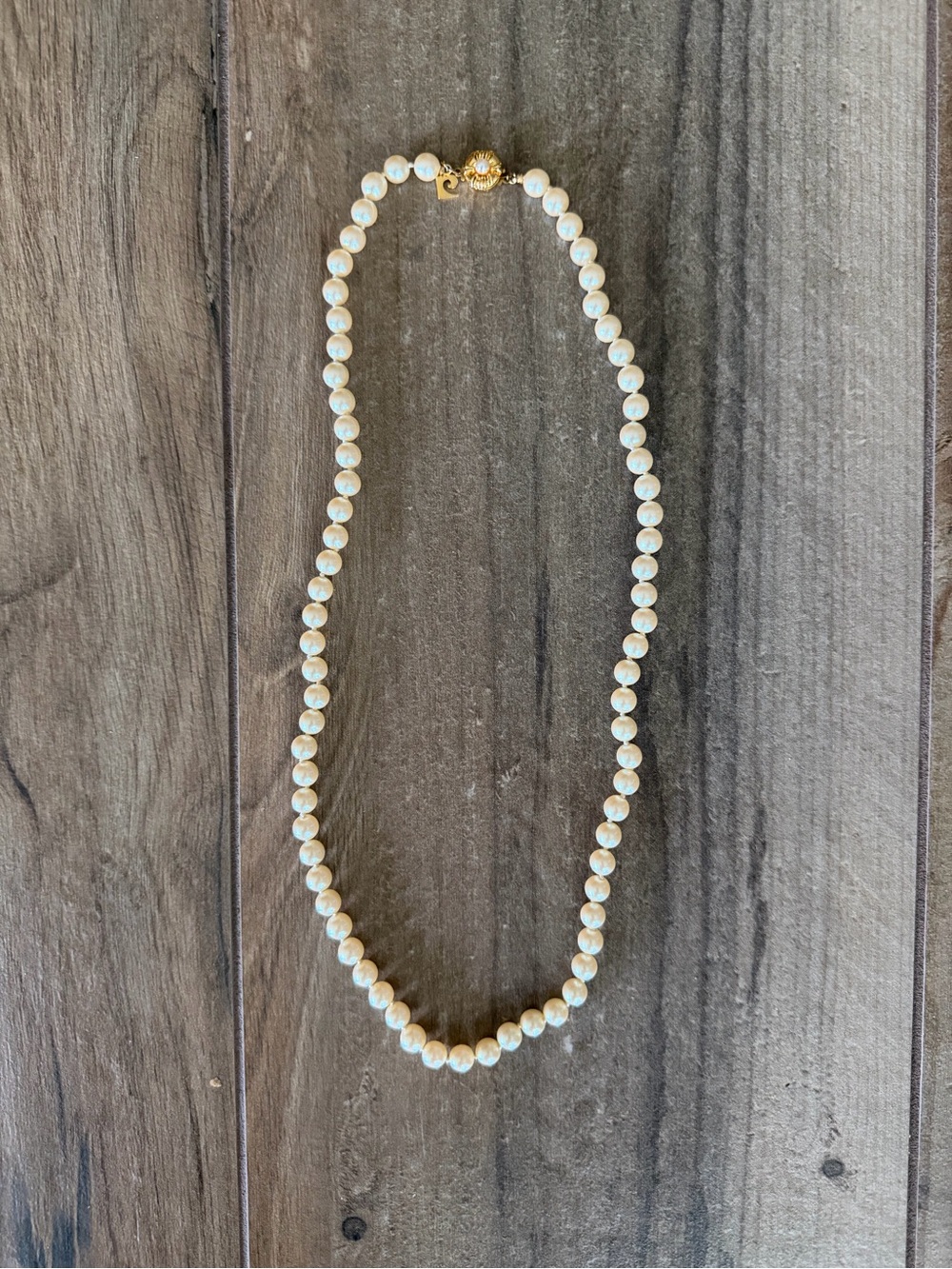 Vintage Pierre Cardin Pearl Necklace
